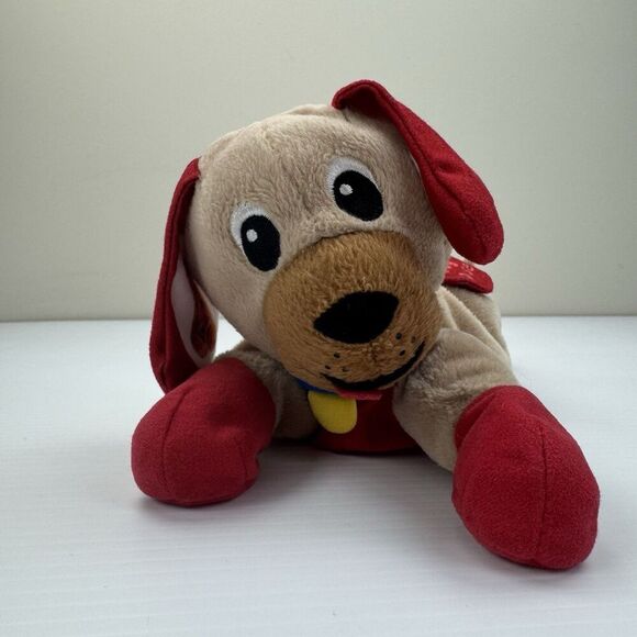 BABY EINSTEIN Puppy Dog Pavlov Tan Red LEARNING WORDS Plush Educational - Picture 2 of 16
